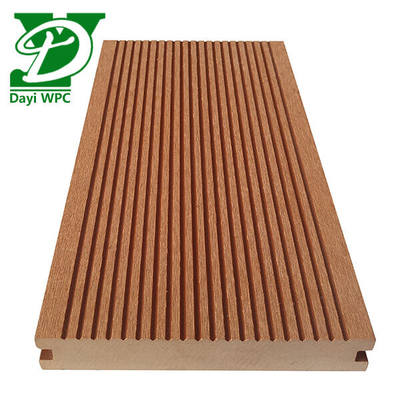 Anti-sliding hollow WPC composite decking resistente all'acqua polifunzionale