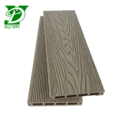 Tipo cavo WPC Moderno Deck Composito Decking resistente all'acqua