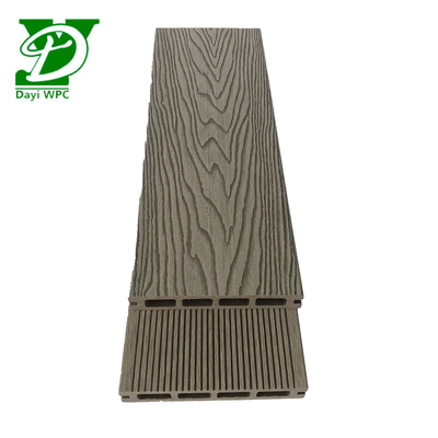 Tipo cavo WPC Moderno Deck Composito Decking resistente all'acqua