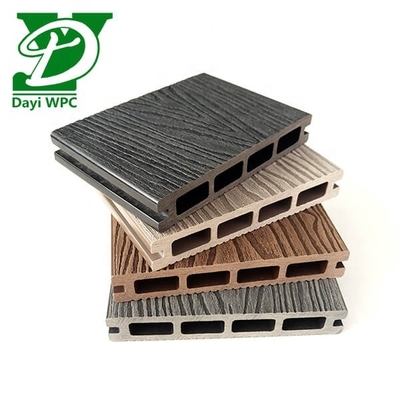 Pavimentazione composita a nucleo cavo di qualità superiore Pavimentazione composita in legno in rilievo di plastica