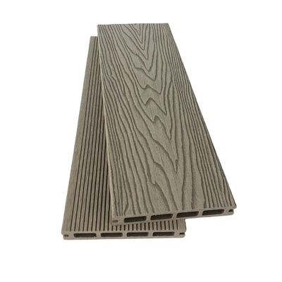 Pavimentazione composita a nucleo cavo di qualità superiore Pavimentazione composita in legno in rilievo di plastica