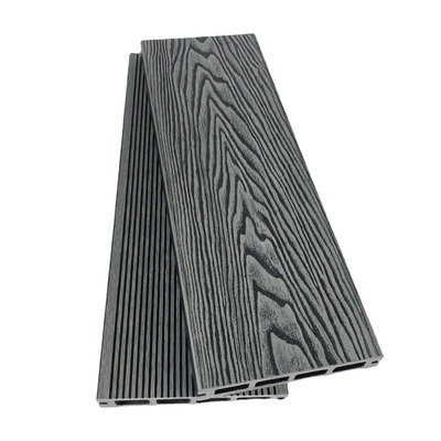 Pavimentazione composita a nucleo cavo di qualità superiore Pavimentazione composita in legno in rilievo di plastica