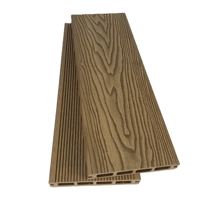 Pavimentazione composita a nucleo cavo di qualità superiore Pavimentazione composita in legno in rilievo di plastica