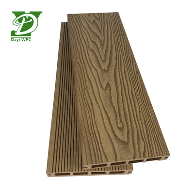 Modello contemporaneo impermeabile WPC Composite Decking Eco Friendly