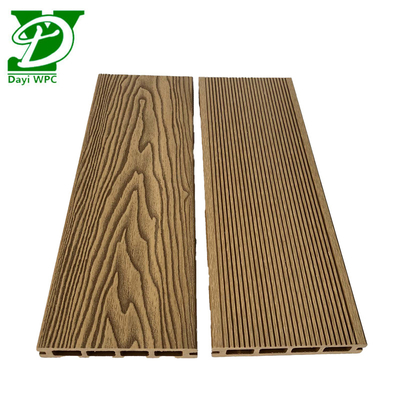 Modello contemporaneo impermeabile WPC Composite Decking Eco Friendly