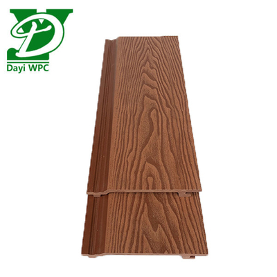 Pannelli murali decorativi in WPC composito in rilievo resistenti all'acqua 156*21mm