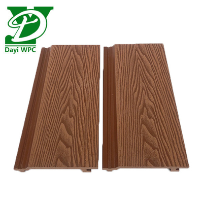 Pannelli murali decorativi in WPC composito in rilievo resistenti all'acqua 156*21mm