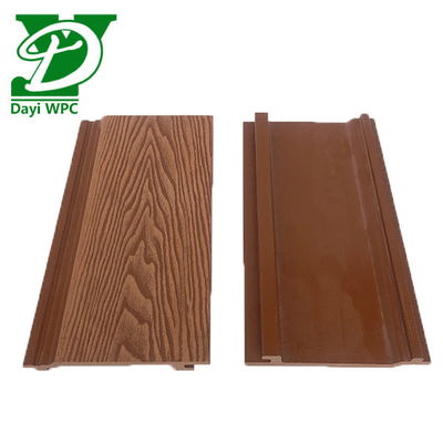 Pannelli murali decorativi in WPC composito in rilievo resistenti all'acqua 156*21mm