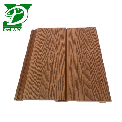 Pannelli murali decorativi in WPC composito in rilievo resistenti all'acqua 156*21mm