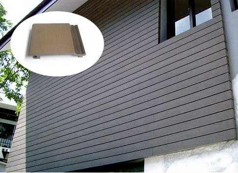 Alto resistenza WPC facciata rivestimento TN-12A per il muro esterno moderno
