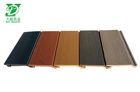 156*21mm Wpc Outdoor Wall Panel Ambient Friendly Anti Mold