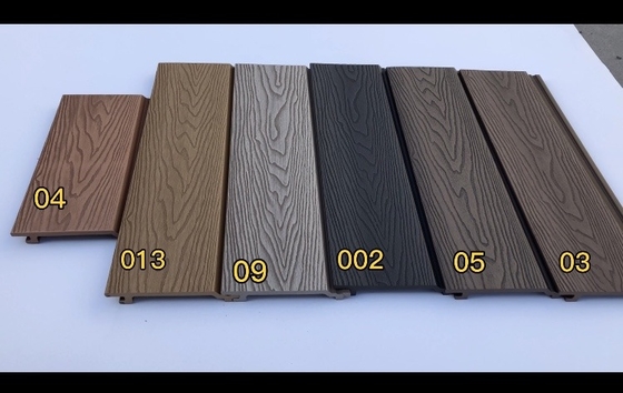 156*21mm Wpc Outdoor Wall Panel Ambient Friendly Anti Mold