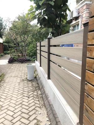 Waterproof Rich Colors And Patterns Deep Embossed WPC Fence