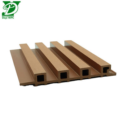 Pannello a parete esterno WPC con superficie moderna, eccellente resistenza ai raggi UV e allo sbiadimento